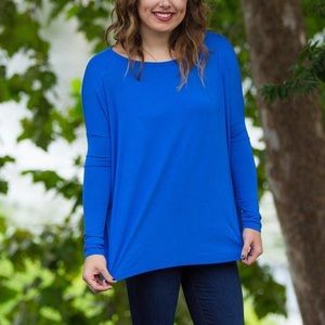Long Sleeve Piko Bamboo Top